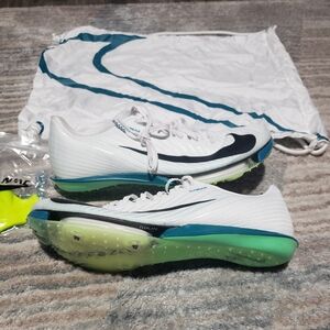 Nike Air Zoom Maxfly 2 Track & Field Spikes White Spruce Mens Size 7.5